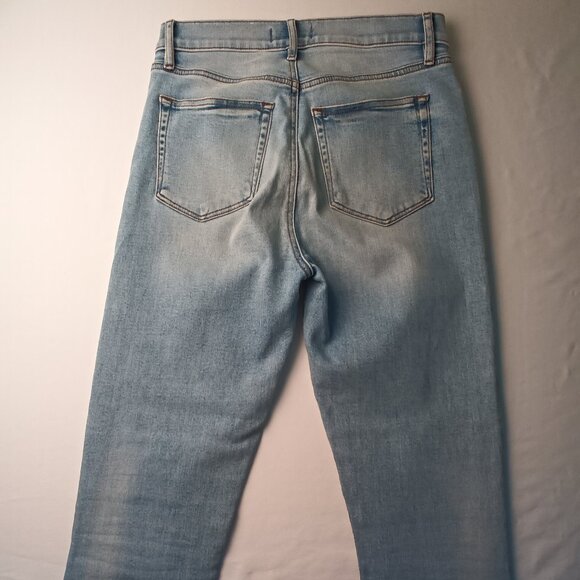 Loft High Waist Skinny Jeans Size 26/2 Buttonfly Light Wash - Picture 3 of 10